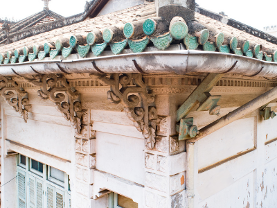 Villa Vo Van Tan, ancient house with eclectic architecture in Saigon